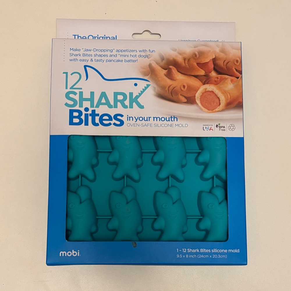 Shark Bites Silicone Mold - Teal
